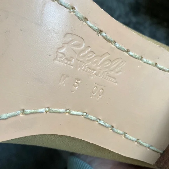 VINTAGE Riedell | Model 130M BOOTS ONLY Mens Size 5 Tan Discontinued Rental W6.5 - Picture 3 of 17